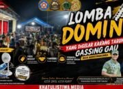Ratusan Peserta Padati Lomba Domino Karang Taruna Gassing Gau Moncongkomba, Gratis dan Pererat Silaturahmi Warga
