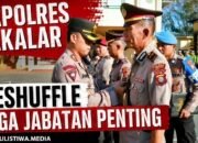 AKP Nursanti Resmi Jabat Kasat Lantas Polres Takalar, IPTU A. Izullah Pimpin Polsek Mapsu, Sumarwan Nahkodai Polsek Pattallassang