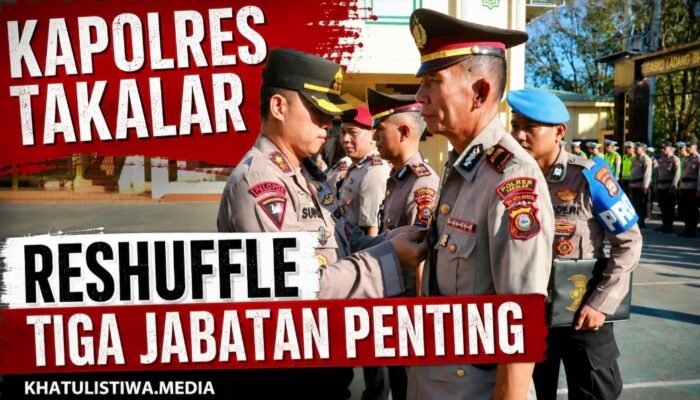 AKP Nursanti Resmi Jabat Kasat Lantas Polres Takalar, IPTU A. Izullah Pimpin Polsek Mapsu, Sumarwan Nahkodai Polsek Pattallassang