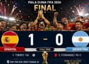 Drama Extra Time! Spanyol Kalahkan Argentina 1-0, Angkat Trofi Piala Dunia 2026