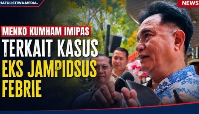 Menko Kumham Imipas Yusril Tegaskan Penahanan Febrie Adriansyah Sepenuhnya Wewenang Penyidik