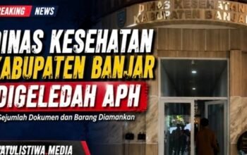 Kantor Dinkes Banjar Diduga Digeledah Aparat Penegak Hukum, Dikawal Ketat TNI