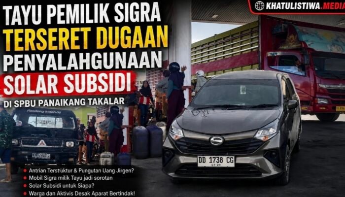 Dugaan Penyalahgunaan Solar Subsidi di SPBU Panaikang Takalar Seret Nama Tayu, Antrean Terstruktur dan Pungutan Uang Jeriken Disorot