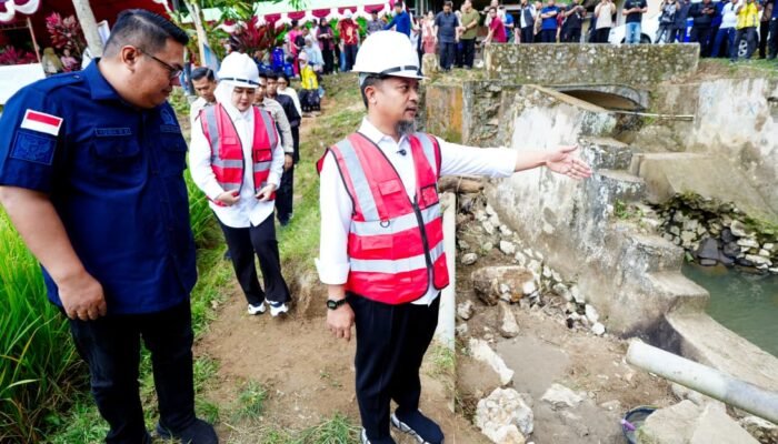 Gubernur Sulsel Ground Breaking Rehabilitasi DI Balombong Toraja Utara