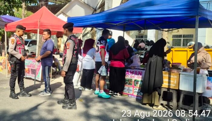 Perintis Presisi Samapta Polres Takalar Hadir di Tengah Car Free Day, Jaga Situasi Tetap Kondusif