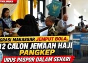 Imigrasi Makassar Hadirkan Layanan Jemput Bola, Ratusan Calon Haji Pangkep Nikmati Eazy Paspor