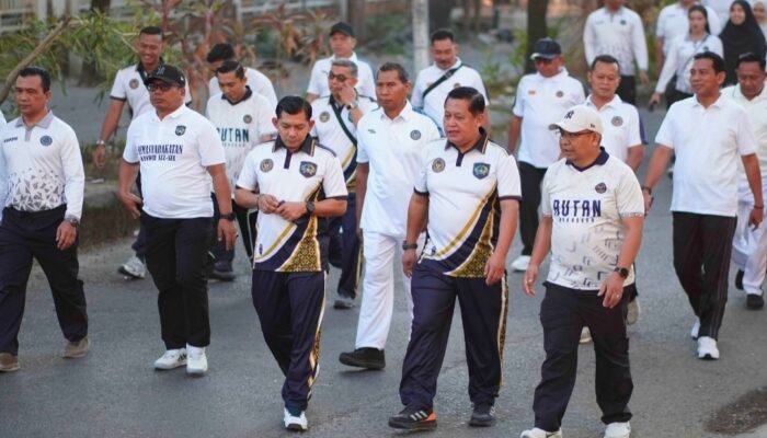 Semarak HUT Ke-81 RI, Petugas Lapas Takalar Meriahkan Jalan Santai, Lomba Tradisional dan Aksi Sosial Kanwil Ditjenpas Sulsel