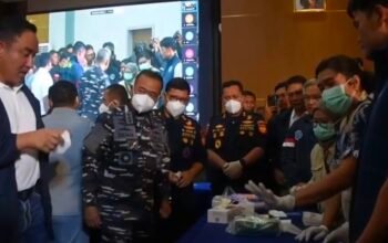 Konferensi Pers di Batam! Panglima Koarmada RI Ungkap Penggagalan Penyelundupan Hampir 1,3 Ton Ketamine Narkotika