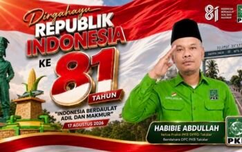 Dari Takalar, Ketua Fraksi PKB Habibie Abdullah Gaungkan Indonesia Berdaulat, Adil dan Makmur di HUT RI ke-81