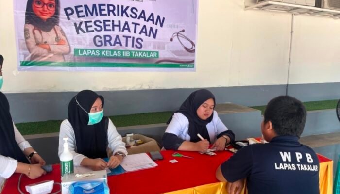 Tebar Manfaat Jelang HUT RI, Lapas Takalar Hadirkan Cek Kesehatan Gratis