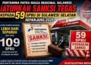 59 SPBU di Sulsel Dijatuhi Sanksi Pertamina, Pelanggaran BBM Subsidi Jadi Sorotan