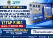 Bayar Sebelum Kena Denda, Perumda Tirta Panrannuangku Takalar Buka Layanan 25 Agustus