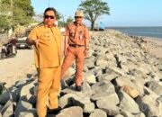 Bupati Takalar Daeng Manye Tinjau Tanggul Abrasi Punaga Kecamatan Laikang