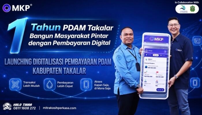 Digitalisasi PDAM Takalar Cetak 68.311 Transaksi Cashless, Traffic Melonjak 3 Kali Lipat
