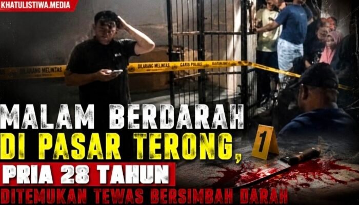 Pria 28 Tahun Ditemukan Tewas Bersimbah Darah Di Kawasan Pasar Terong Makassar