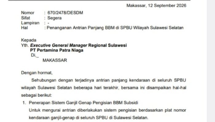 Antrean BBM Takalar Disorot, SPBU Belum Terapkan Ganjil-Genap seperti di Kota Makassar