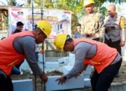 Batu Pertama Bedah Rumah di Polut, Polres Takalar Hadirkan Harapan untuk Keluarga Buruh Harian