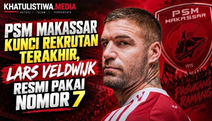 PSM Makassar Tutup Bursa dengan Bomber Afrika Selatan, Lars Veldwijk Pilih Nomor 7