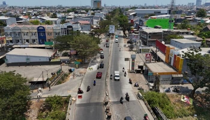 Jalan Aroepala Makassar–Gowa Tuntas Dibeton, Dua Lajur Arah Gowa Mulai Difungsikan