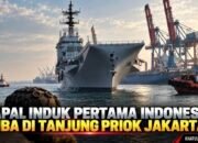 Kapal Induk Pertama Indonesia Tiba di Tanjung Priok, Hibah dari Italia