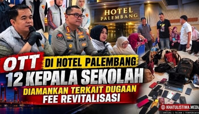 12 Kepala Sekolah Banyuasin Terjaring OTT Polda Sumsel, Transaksi Fee Revitalisasi Pendidikan Diusut