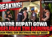 Hari Ini Kantor Bupati Gowa Digeledah, Dugaan Pungli dan Gratifikasi PBG-SLF Diusut