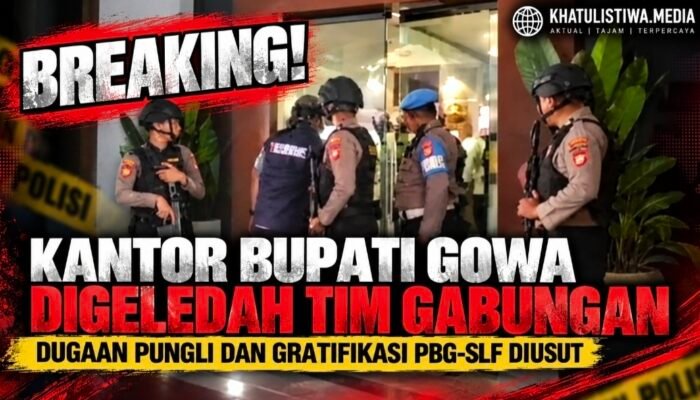 Hari Ini Kantor Bupati Gowa Digeledah, Dugaan Pungli dan Gratifikasi PBG-SLF Diusut