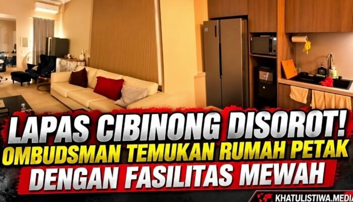 Ombudsman Bongkar Kompleks Rumah Mewah di Lapas Cibinong, Pelayanan Dipertanyakan