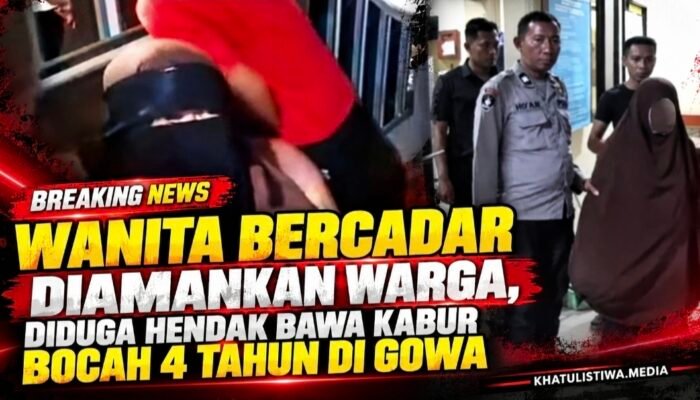 Detik-Detik Dugaan Penculikan Bocah di Gowa: Ibu Tarik Anak, Polisi Amankan Terduga Pelaku