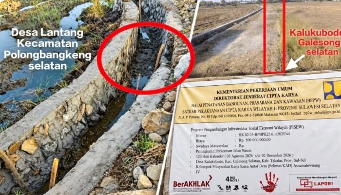 Hampir Serentak Perangkat Desa Jadi Pelaksana Proyek PISEW di Takalar, Kebetulan atau Ada Konflik Kepentingan?