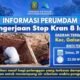 Perumda Tirta Panrannuangku Stop Kran 8 Inch, Distribusi Air Galsel-Galut Terdampak Malam Ini