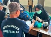 Lapas Takalar Gelar Cek Kesehatan Gratis, 223 Warga Binaan Jalani Pemeriksaan