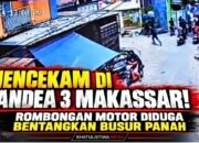 Geng Motor Diduga Serang Warga di Makassar, Konvoi 12 Motor Lepaskan Petasan dan Bentangkan Busur Panah
