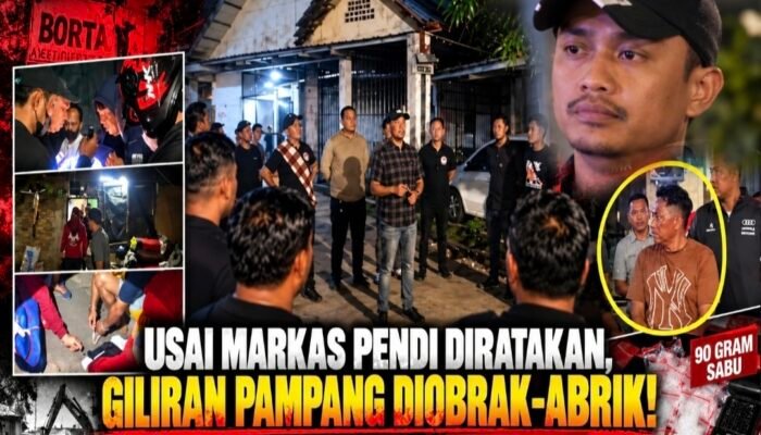 Polisi Gerebek Pampang Makassar, Sabu 90 Gram dan Badik Disita, Empat Orang Diamankan