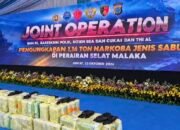 Konferensi Pers! Operasi Gabungan Ungkap 1,16 Ton Narkotika Ketamine di Selat Malaka, Delapan Orang Diamankan