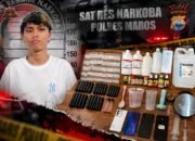 Geger! Kamar Kos di Maros Diduga Jadi Tempat Peracikan Narkotika Cair, 5 Pria Ditangkap